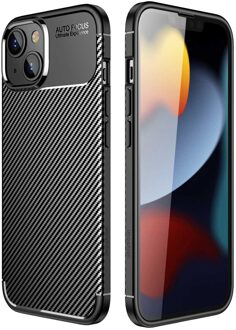 Imoshion Carbon Softcase Backcover voor de Apple iPhone 14 Plus - Zwart