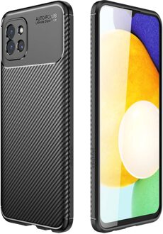 Imoshion Carbon Softcase Backcover voor de Samsung Galaxy A03 - Zwart