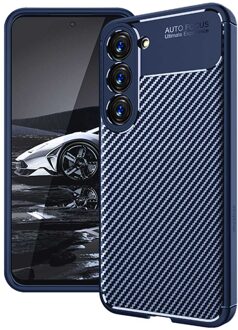 Imoshion Carbon Softcase Backcover voor de Samsung Galaxy S23 - Blauw