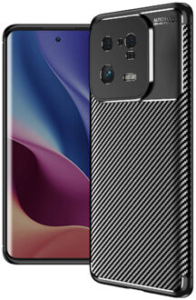 Imoshion Carbon Softcase Backcover voor de Xiaomi 13 Pro - Zwart