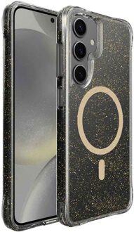 Imoshion Clear Glitter Backcover met MagSafe voor de Samsung Galaxy S24 - Goud