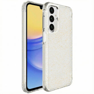 Imoshion Clear Glitter Backcover voor de Samsung Galaxy A26 / A16 - Goud