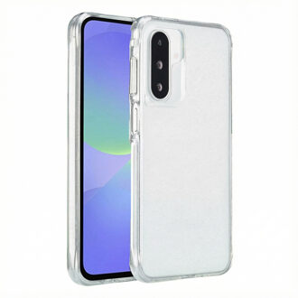 Imoshion Clear Glitter Backcover voor de Samsung Galaxy A36 / A56 - Zilver