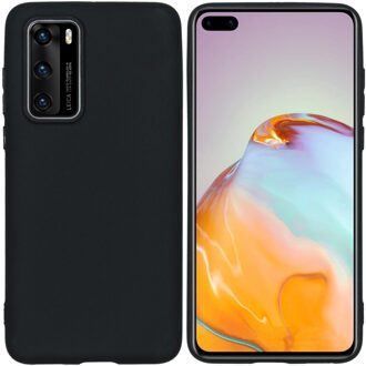 Imoshion Color Backcover Huawei P40 hoesje - Zwart