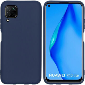 Imoshion Color Backcover Huawei P40 Lite hoesje - Donkerblauw