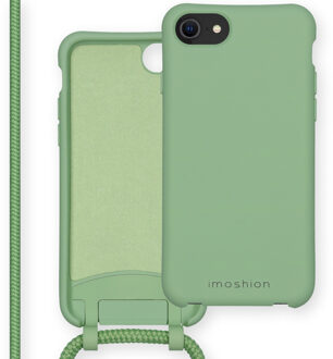 Imoshion Color Backcover met afneembaar koord iPhone SE (2020) / 8 / 7 hoesje - Groen