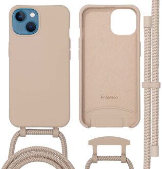 Imoshion Color Backcover met afneembaar koord MagSafe voor de Apple iPhone 13 - Nude Beige