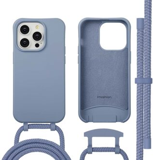 Imoshion Color Backcover met afneembaar koord MagSafe voor de Apple iPhone 14 Pro - Ash Blue Blauw