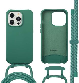 Imoshion Color Backcover met afneembaar koord MagSafe voor de Apple iPhone 14 Pro - Donkergroen