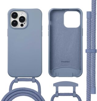 Imoshion Color Backcover met afneembaar koord MagSafe voor de Apple iPhone 14 Pro Max - Ash Blue Blauw