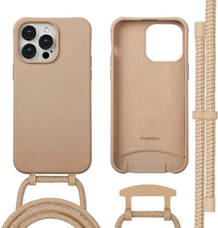 Imoshion Color Backcover met afneembaar koord MagSafe voor de Apple iPhone 14 Pro Max - Nude Beige