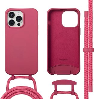 Imoshion Color Backcover met afneembaar koord MagSafe voor de Apple iPhone 14 Pro Max - Raspberry Rood