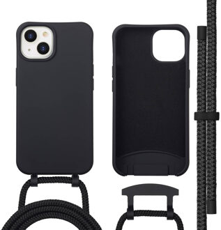 Imoshion Color Backcover met afneembaar koord MagSafe voor de Apple iPhone 14 - Zwart