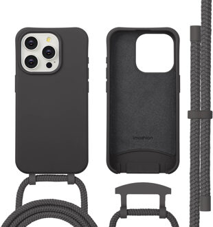 Imoshion Color Backcover met afneembaar koord MagSafe voor de Apple iPhone 15 Pro - Black Coffee Bruin