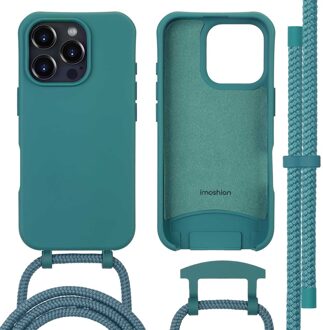 Imoshion Color Backcover met afneembaar koord MagSafe voor de Apple iPhone 16 Pro Max - Donkergroen