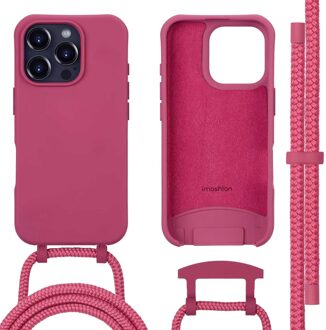 Imoshion Color Backcover met afneembaar koord MagSafe voor de Apple iPhone 16 Pro Max - Raspberry Rood
