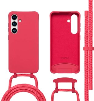 Imoshion Color Backcover met afneembaar koord MagSafe voor de Samsung Galaxy S24 / S25 - Red Raspberry Rood