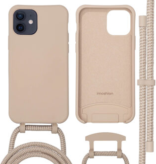 Imoshion Color Backcover met afneembaar koord met MagSafe voor de Apple iPhone 12 (Pro) - Nude Beige