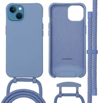Imoshion Color Backcover met afneembaar koord met MagSafe voor de Apple iPhone 13 - Ash Blue Blauw