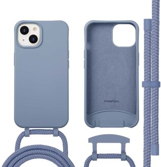 Imoshion Color Backcover met afneembaar koord met MagSafe voor de Apple iPhone 14 - Ash Blue Blauw
