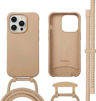 Imoshion Color Backcover met afneembaar koord met MagSafe voor de Apple iPhone 14 Pro - Nude Beige