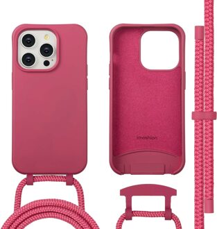 Imoshion Color Backcover met afneembaar koord met MagSafe voor de Apple iPhone 14 Pro - Raspberry Rood