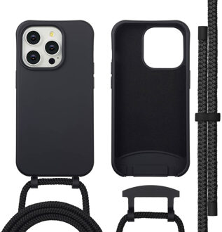 Imoshion Color Backcover met afneembaar koord met MagSafe voor de Apple iPhone 14 Pro - Zwart