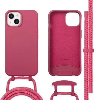Imoshion Color Backcover met afneembaar koord met MagSafe voor de Apple iPhone 14 - Raspberry Rood