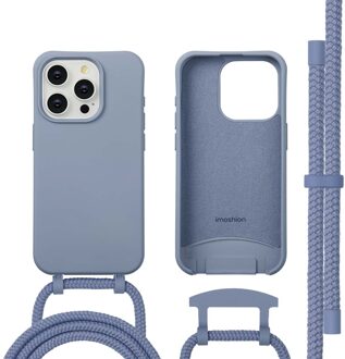 Imoshion Color Backcover met afneembaar koord met MagSafe voor de Apple iPhone 15 Pro - Ash Blue Blauw