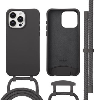 Imoshion Color Backcover met afneembaar koord met MagSafe voor de Apple iPhone 15 Pro Max - Black Coffee Bruin