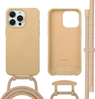 Imoshion Color Backcover met afneembaar koord met MagSafe voor de Apple iPhone 15 Pro Max - Nude Beige