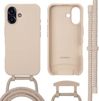 Imoshion Color Backcover met afneembaar koord met MagSafe voor de Apple iPhone 16 - Nude Beige