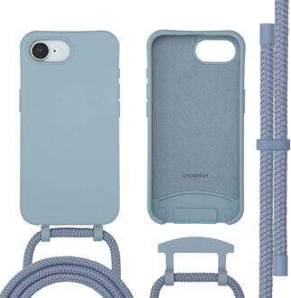 Imoshion Color Backcover met afneembaar koord met MagSafe voor de Apple iPhone 16e - Ash Blue Blauw