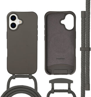 Imoshion Color Backcover met afneembaar koord met MagSafe voor de Apple iPhone 17 - Black Coffee Zwart