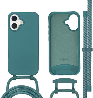 Imoshion Color Backcover met afneembaar koord met MagSafe voor de Apple iPhone 17 - Donkergroen
