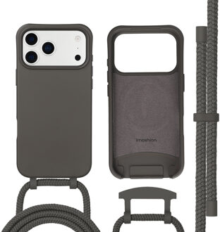 Imoshion Color Backcover met afneembaar koord met MagSafe voor de Apple iPhone 17 Pro - Black Coffee Zwart
