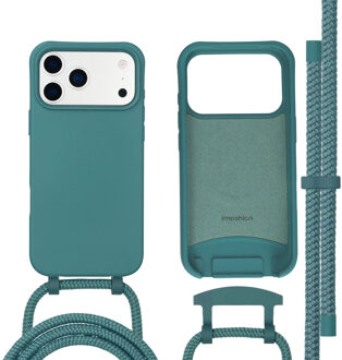 Imoshion Color Backcover met afneembaar koord met MagSafe voor de Apple iPhone 17 Pro - Donkergroen