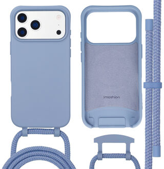 Imoshion Color Backcover met afneembaar koord met MagSafe voor de Apple iPhone 17 Pro Max - Ash Blue Blauw