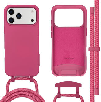 Imoshion Color Backcover met afneembaar koord met MagSafe voor de Apple iPhone 17 Pro Max - Raspberry Rood