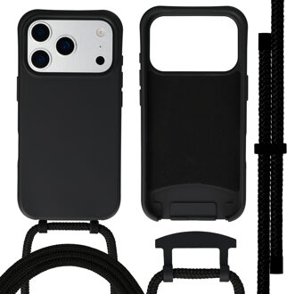 Imoshion Color Backcover met afneembaar koord met MagSafe voor de Apple iPhone 17 Pro - Zwart