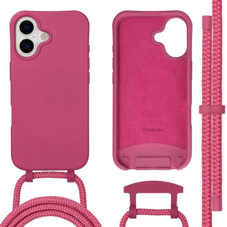 Imoshion Color Backcover met afneembaar koord met MagSafe voor de Apple iPhone 17 - Raspberry Rood