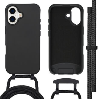 Imoshion Color Backcover met afneembaar koord met MagSafe voor de Apple iPhone 17 - Zwart