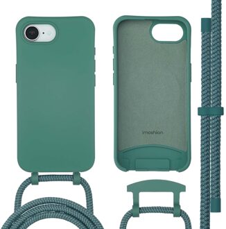 Imoshion Color Backcover met afneembaar koord met MagSafe voor de Apple iPhone 17e / 16e - Donkergroen