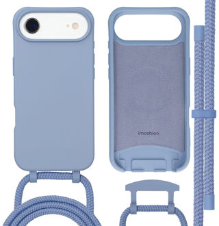 Imoshion Color Backcover met afneembaar koord met MagSafe voor de Apple iPhone Air - Ash Blue Blauw