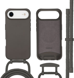 Imoshion Color Backcover met afneembaar koord met MagSafe voor de Apple iPhone Air - Black Coffee Zwart