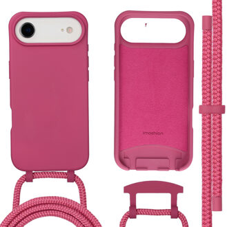 Imoshion Color Backcover met afneembaar koord met MagSafe voor de Apple iPhone Air - Raspberry Rood