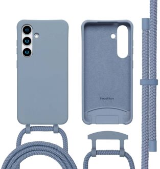 Imoshion Color Backcover met afneembaar koord met MagSafe voor de Samsung Galaxy S25 / S24 - Ash Blue Blauw