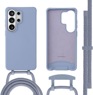 Imoshion Color Backcover met afneembaar koord met MagSafe voor de Samsung Galaxy S26 Ultra - Ash Blue Blauw