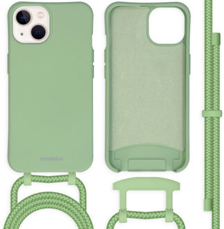 Imoshion Color Backcover met afneembaar koord voor de Apple iPhone 13 - Groen