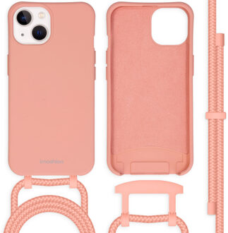 Imoshion Color Backcover met afneembaar koord voor de Apple iPhone 13 - Peach Oranje